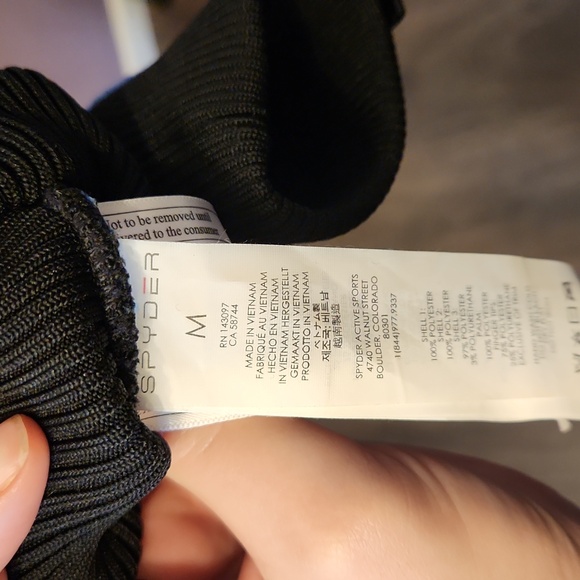 spyder winter gloves • medium - Picture 4 of 4